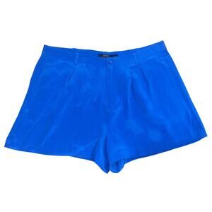 Polo Ralph Lauren women’s blue 100% silk shorts 3.5” inseam (size 12)